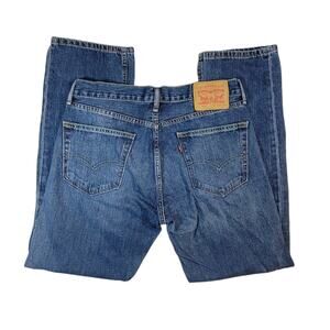 Levi's 505 Regular Fit Straight Leg Classic Blue Jeans sz 32x30